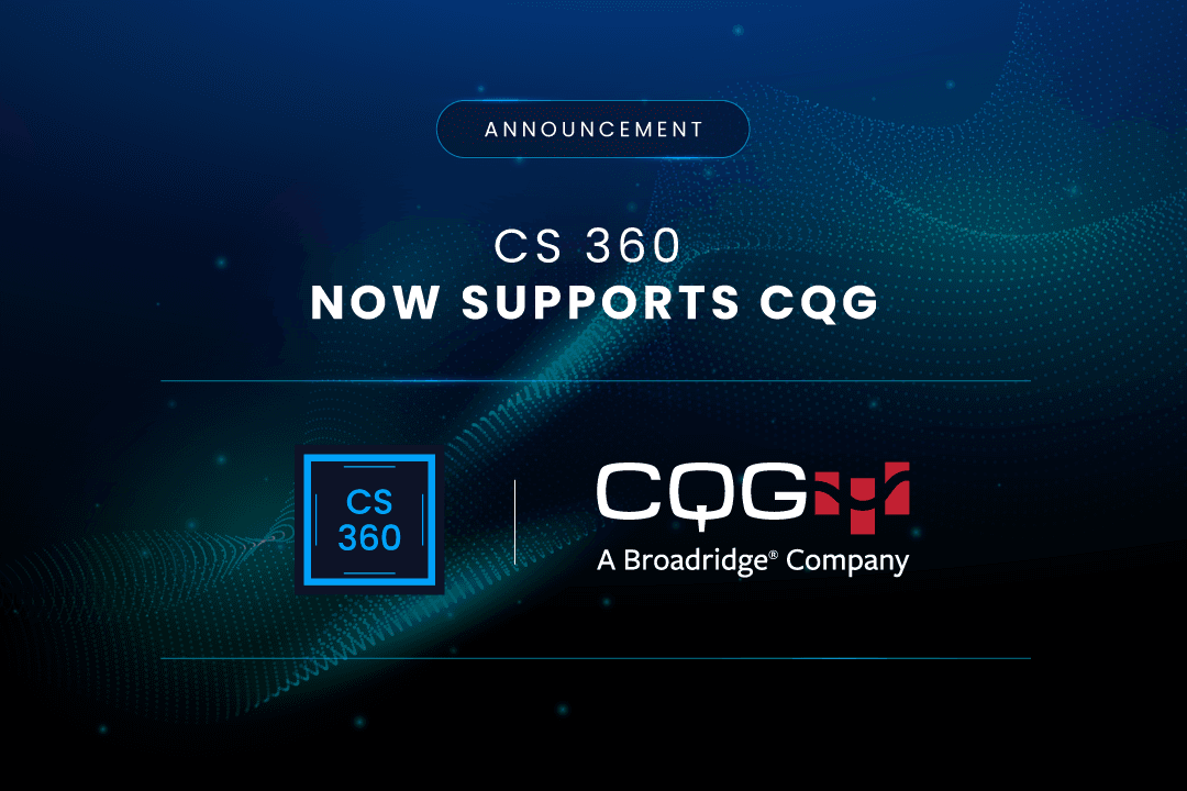 Centroid CS 360 Bridge Now Supports CQG